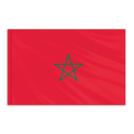 Morocco Indoor Nylon Flag 4'x6'